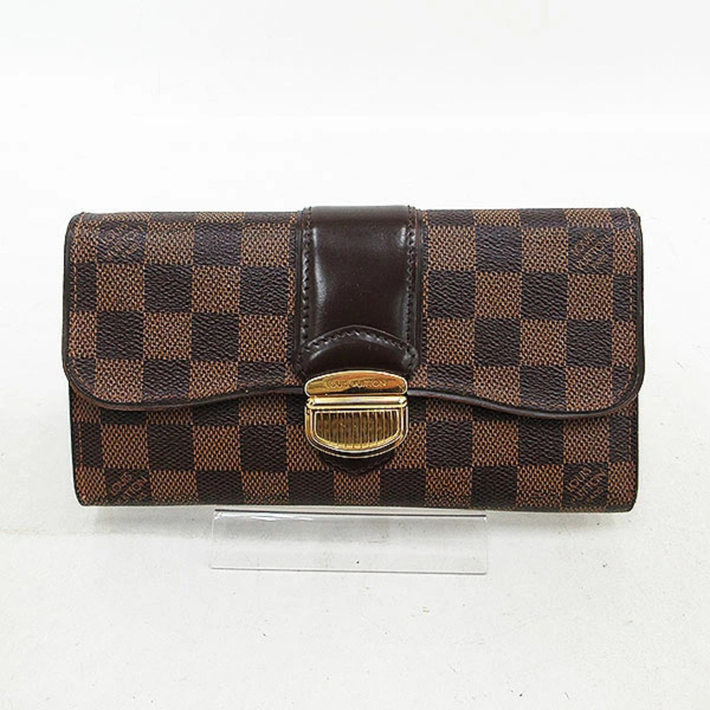 LOUIS VUITTON Damier Portefeuille Sistina Long Wallet